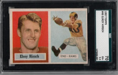 1957 Topps #46 Elroy Hirsch - Image 1 of 2