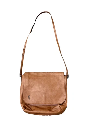 Browning Concealed Carry Purse Tan Crossbody Shoulder Bag w/ Keys Faux Leather - Image 1 of 4