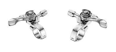 RIVENDELL/ DIA-COMPE Silver-2 Thumb Shifter - Image 1 of 3