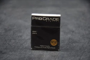 Carte mémoire ProGrade Digital SDXC UHS-II V60 Gold 512 Go neuve avec facture - Photo 1 sur 3