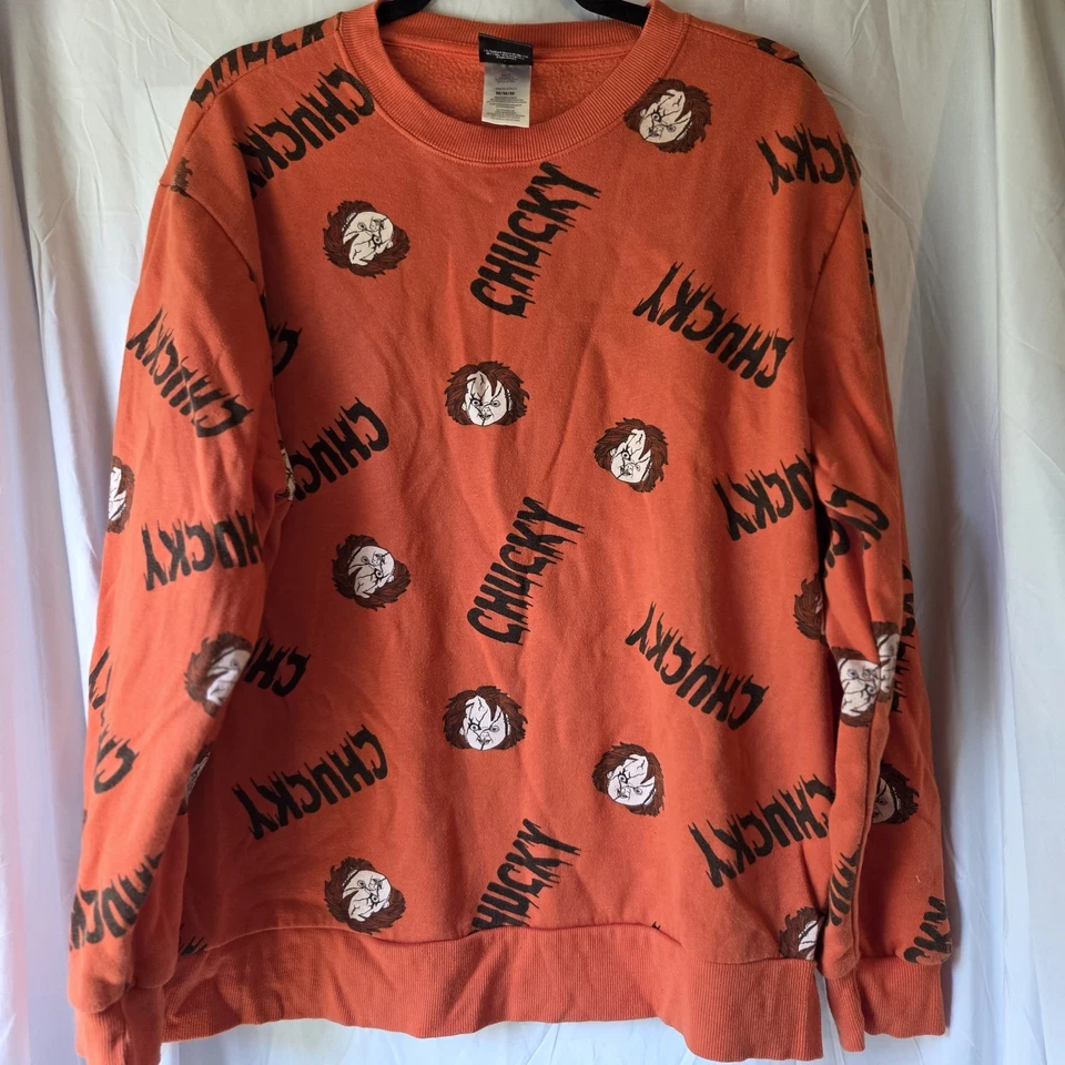 Толстовка Chucky оранжевая фильм ужасов размер средний - Изображение 1 из 4