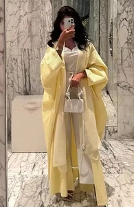yellow open abaya - Picture 1 of 5