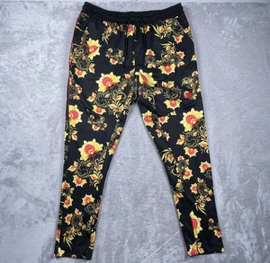 Pantalones Nike Para Hombre XL Negro Dorado Rojo Floral Barroco Pista Joggers Swoosh 909240-719 - Imagen 1 de 6
