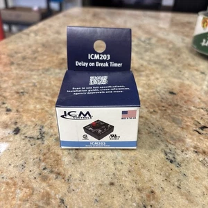 ICM Controls ICM203 Delay On Break Timer .03-10 Min Adjustable 18-240 VAC BMC 82 - Picture 1 of 5