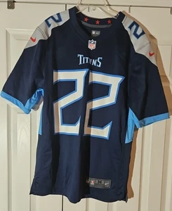 Derrick Henry #22 Tennessee Titans NFL Nike Blau Game Trikot Herren MEDIUM Gebraucht - Bild 1 von 10
