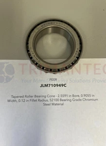 Cono de rodamiento de rodillos cónicos JLM710949C PEER - Imagen 1 de 3