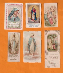6 kleine Andachtsbilder mit Maria - Bild 1 von 1