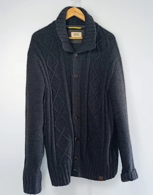 Camel Herren Strickjacke Grau Gr.XXL Wolle /Acryl-Mischung Guter Zustand - Bild 1 von 4