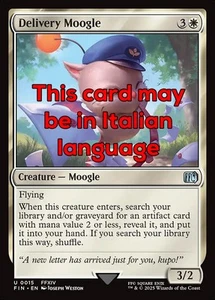 MTG DELIVERY MOOGLE FOIL EXC - MOGURI POSTINO 15 - FIN - MAGIC - Picture 1 of 1