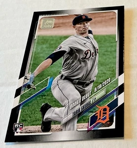 Aggiornamento Topps 2021 Tarik Skubal Black Rookie Debutto 01/70 Primo US284 - Foto 1 di 2