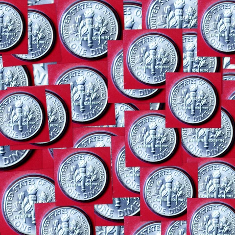 2010 D  Roosevelt Dime ~ Roll of 50 in Original Mint Wrappers ~ UNSEARCHED COINS Cover