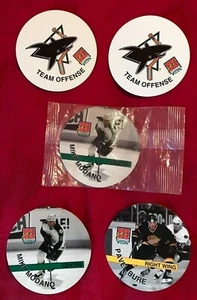5X NHL LOT SEALED Mike Modano & Pavel Bure 1994-95 CARDZ One on One Disc BUY NOW - Picture 1 of 9