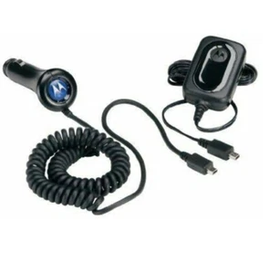 Motorola Charger + VPA Wall Charger and Vehicle Power Adapter Combo Pack EMU/Min - Picture 1 of 1