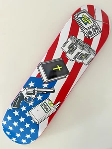 PRIME JASON LEE AMERICAN ICONS SILKSCREENED SKATEBOARD DECK MARC MCKEE ART BLIND - Picture 1 of 12