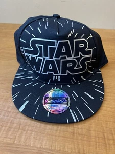 Disney Star Wars Kids Snapback Hat / Adjustable Black Childrens Baseball Cap NEW - Picture 1 of 9