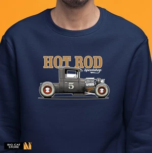 RaceArt - Retro Hot Rod Artwork Design Sweatshirt - Picture 1 of 8