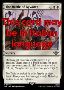 MTG THE BATTLE OF BYWATER EXC - LA BATTAGLIA DI LUNGACQUE 2 - LTR - MAGIC - Picture 1 of 1
