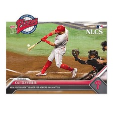 Kyle Schwarber Most HRs By Lefty - 2023 MLB TOPPS NOW Card 1025 Presale