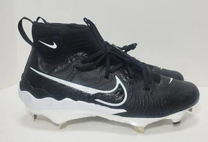 Nike Alpha Huarache NXT Black White Baseball Cleats Men's Size 9.5 DJ6517-001 - Picture 1 of 10