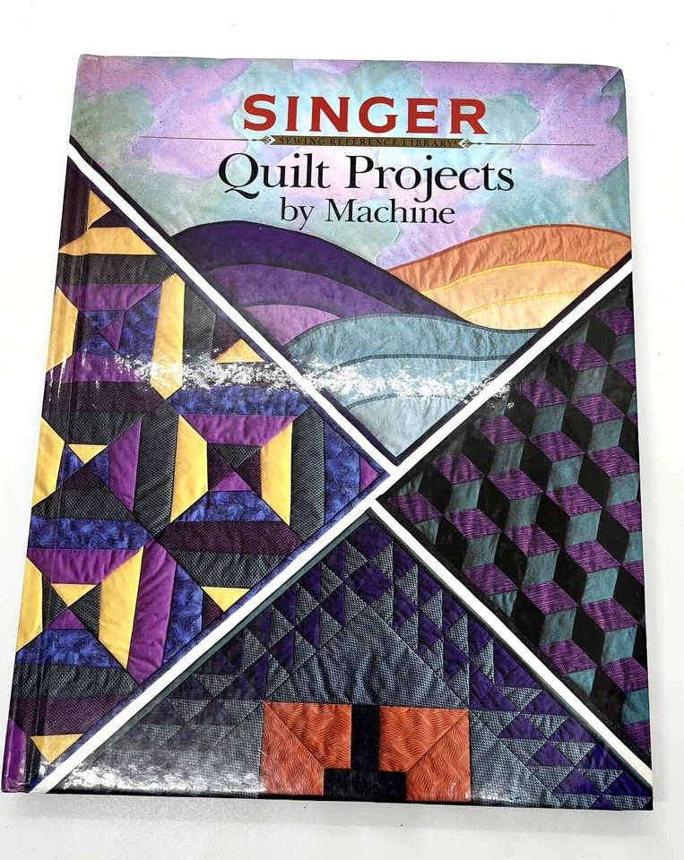 VintageQuilt Projects by Machine: Singer Sewing Reference Library Hardcover 1992 - Image 1 of 4