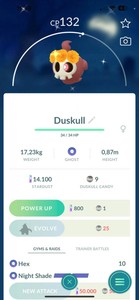 Pokemon Shiny Duskull wearing a cempasúchil crown TRADE 20k stardust