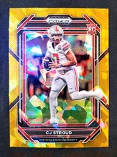 2023 Panini Prizm Draft Picks Gold Ice Prizm #102 C.J. Stroud Rookie Card RC 