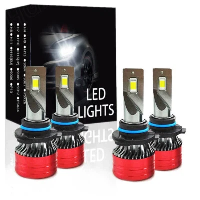 For Oldsmobile Cutlass Ciera 1987-1996 - 4pcs LED Bulbs Headlight Conversion Kit - Image 1 of 4