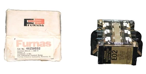 RELÉ DE CONTROL FURNAS E02 46ZBE02 BLOQUE DE CONTACTO DE 2 POLOS 10 AMP 600V - Imagen 1 de 3
