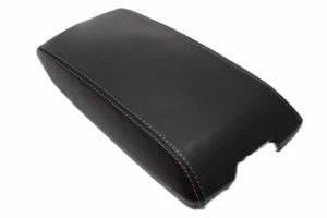 Gray Stitch Console Lid Armrest Cover Synthetic Leather For 05-07 Chrysler 300 - Bild 1 von 7