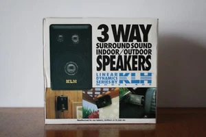 ***NUEVO*** MODELO KLH 403.  ALTAVOCES DE 3 VÍAS - INTERIOR/EXTERIOR CON SOPORTES - NEGRO - Imagen 1 de 11