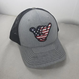Parche de PVC con bandera de Estados Unidos suelto - Gorra Snapback gris jaspeado/blanca - Imagen 1 de 6