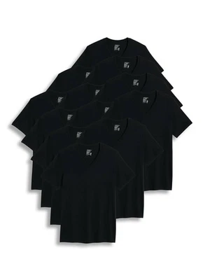 Camiseta interior clásica con cuello en V Jockey para hombre - Paquete de 12 Foto 1 de 2