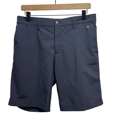 Pantalones Cortos de Golf J. Lindeberg Para Hombres Talla 30 Azul Marino 9" Entrepierna Rendimiento Elástico Eloy Foto 1 de 4
