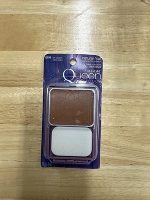 COVERGIRL QUEEN  Natural Hue COMPACT FOUNDATION Q535 Soft Copper 0.4 Oz Rare - Image 1 of 4