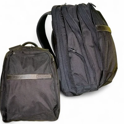 Harley-Davidson Deluxe Backpack, Laptop Case, Carry-On Bag 18x15 Ballistic - Image 1 of 4