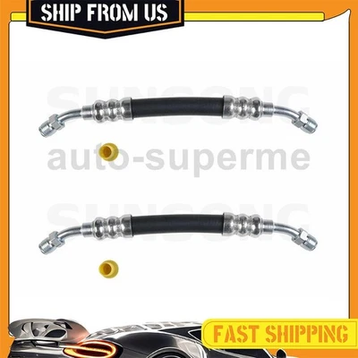 Manguera de línea de cilindro de dirección asistida 2 piezas para Ford Galaxie 500 1962 3,7 L Foto 1 de 4