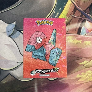 Tarjeta de cristal Pokémon 2025 vitral #137 Porygon Kanto Perú lámina - Imagen 1 de 3