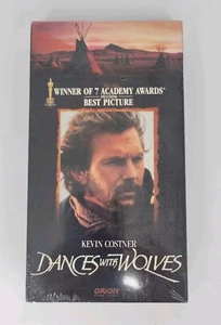 VHS 1991 Dances With Wolves Original First Release Orion Factory Sealed - Picture 1 of 6