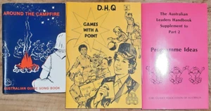 Girl Guides 'Games with a Point', Australian Leaders H/book & Campfire Songbook - Picture 1 of 1