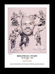 Boxing Holyfield v Tyson The First Fight Limited Edition of 100 - Picture 1 of 2