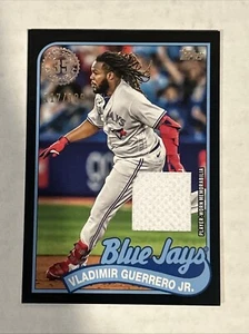 2024 Topps Series 1 Vladimir Guerrero Jr. 1989 Topps Relic Black /199 #89BR-VG - Picture 1 of 2