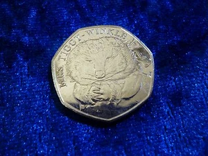 Mrs Tiggywinkle 50p Fifty Pence Beatrix Potter From Mint Bag BUY 3 GET 4TH FREE - Picture 1 of 3