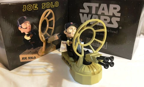 2018 TWINS JOE MAUER "JOE SOLO" TALKING STAR WARS MILLENNIUM FALCON BOBBLEHEAD Cover