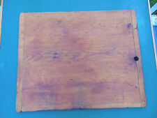 Original PRIMITIVE Single Pine Plank Bread Board Square Nailed End Cutting Board