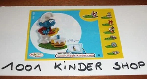 KINDER NV134 NV 134 SCHLÜMPF SCHTROUMPF SMURF BPZ VARIANTE RUSS/UKR AZTEC - Photo 1/1