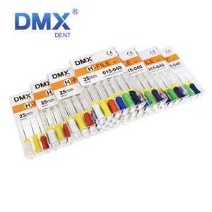 6 Pcs Dental Stainless Steel K/H-File 21/25/31mm Endodontic Root Canal Hand Use - Picture 1 of 14