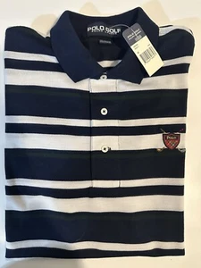 Ralph Lauren Polo Golf gestreiftes Piqué-Golfshirt neu mit Etikett 115 $ Einzelhandel - Bild 1 von 14