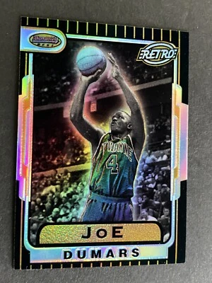 1996 Bowman's Best Retro Refractor #TB4 Joe Dumars - Image 1 of 4