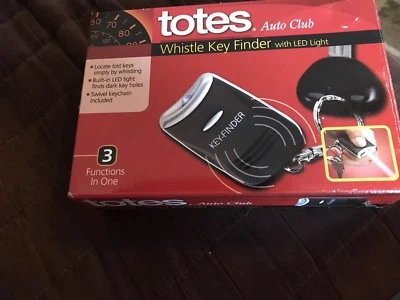 Totes Auto Club Whistle Key Finder With Led Light - Image 1 of 2