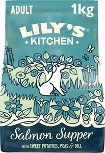 Lily's Kitchen Salmon Supper Adult Dry Dog Food, 1kg - Picture 1 of 7